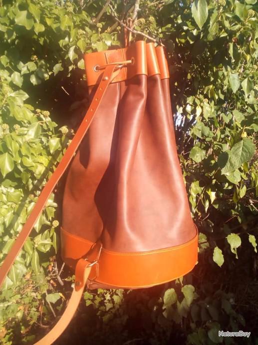 sac marin cuir