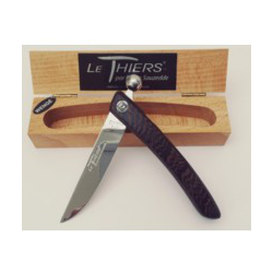 TRES BEAU COUTEAU MADE IN FRANCE LE THIERS ROTOSPHERE MANCHE WENGE REFG