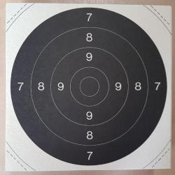 Lot de 100 centres de cibles C50 GEF 21x21 cm
