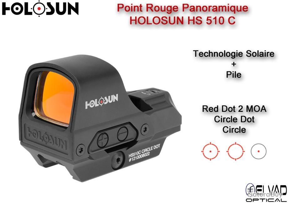 Point rouge panoramique Holosun HS510C FDE TAN arme d'épaule