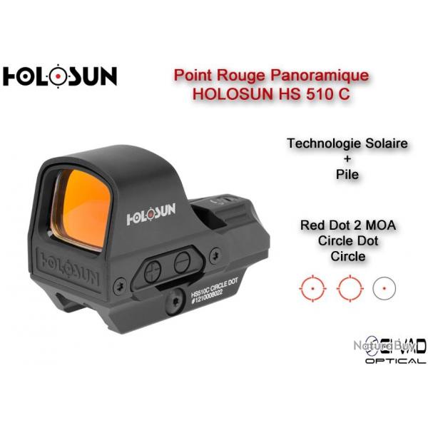 Point Rouge Panoramique HOLOSUN HS510C - Technologie solaire