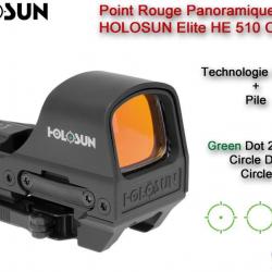 Point Rouge Panoramique HOLOSUN Elite HE510C - Technologie solaire