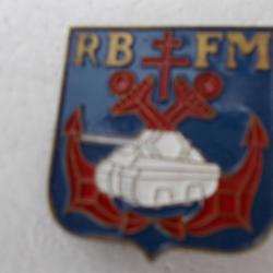 insigne régiment blindé de fusiliers marins,, mardini  RARE ,bon état