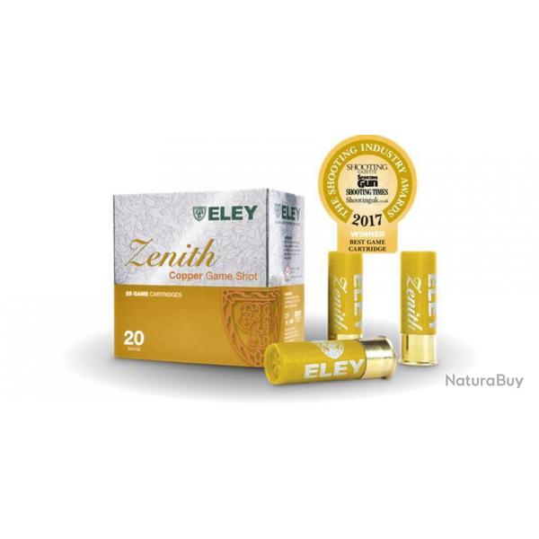 Cartouche ELEY ZENITH 28G cuivr Cal 20/70 Pb 5