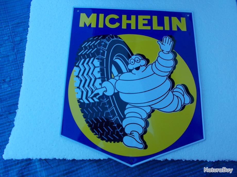 Plaque - Mascotte Michelin. - Métal Plaque - Mascotte Michelin. - Métal