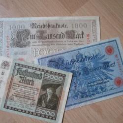Billets de banque Allemagne (lot/3)