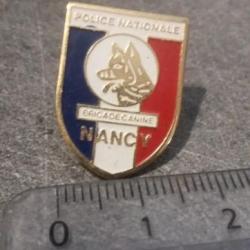 Pin's police nationale canine de Nancy