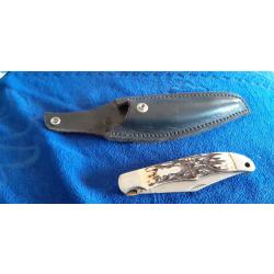 couteau ancien schrade 127 + UH knife usa