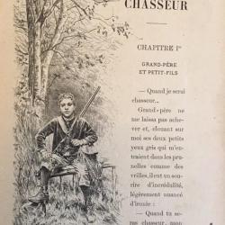 livre :quand je serai chasseur de Simond Charles 1895