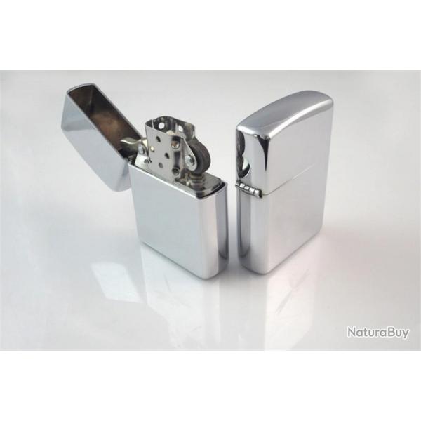 Briquet Lighter Tempte Couleur Argent Silver