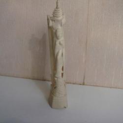 statuette en os hauteur 16,5 cm art asiatique