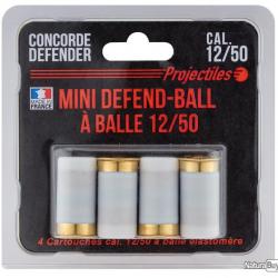 Blister de 4 Cartouches Mini Defend-ball Cal. 12/50