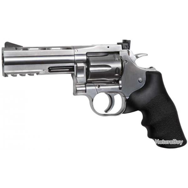 Rplique revolver Dan wesson 715 CO2 silver 4 Pouces - ASG
