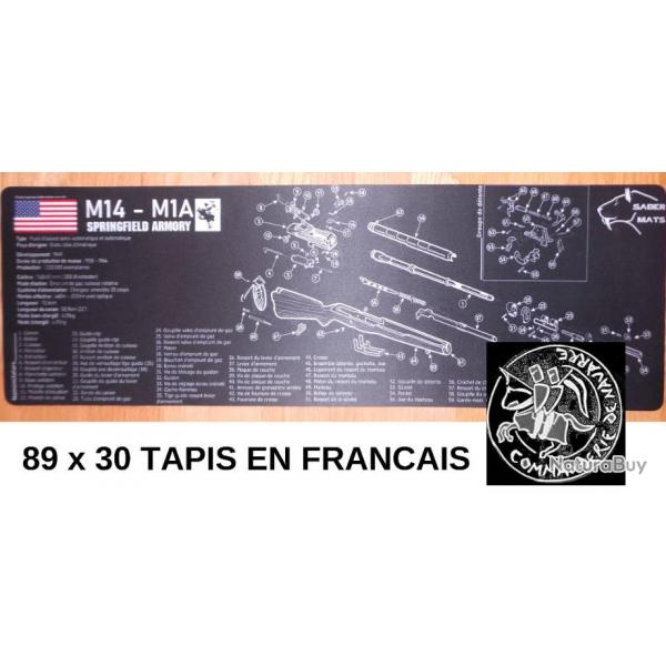 NEW...TAPIS DE DEMONTAGE EN FRANCAIS M14- M1A  SABER MATS