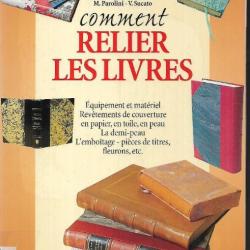 comment relier les livres de g.marchesi , m.parolini , sucato, guides créatifs