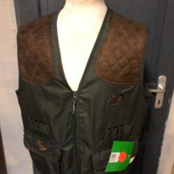 HANGAR33 GILET DE CHASSE CLUB CHASSE BRODÉ TAILLE 3XL