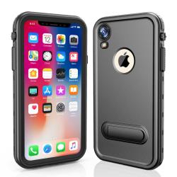 RedPepper Coque Etanche Anti Choc pour iPhone, Couleur: Noir, Smartphone: iPhone XR