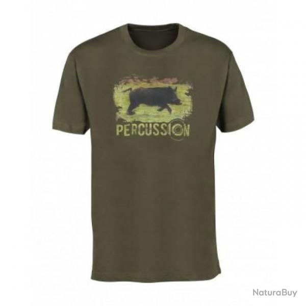 T shirt Srigraphi Percussion Sanglier