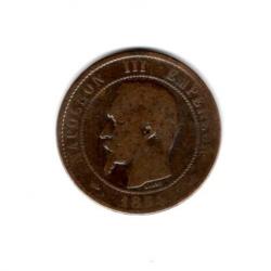 Pièce de Monnaie  France  10 centimes NAPOLEON III 1854 LILLE