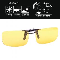 Sur lunettes Gamakatsu Clip Amber