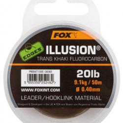 Fluorocarbone Illusion Leader Khaki 50m Fox 30