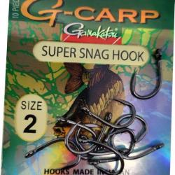 Hameçons carpe G-carp Super Snag Hook Gamakatsu 4