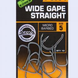 Hameçon carpe Edges Armapoint Wide Gape straight Fox 4