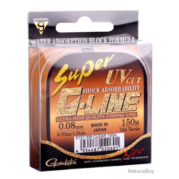 Nylon Super G-line Neo Clear 150m Gamakatsu 0.22mm / 4.5kg