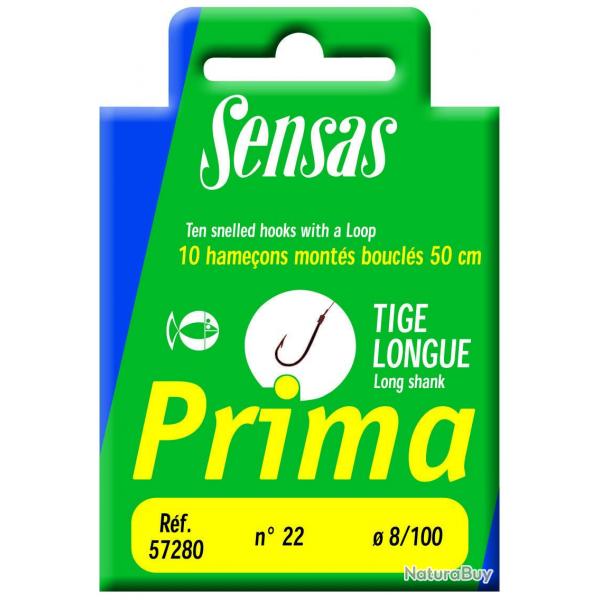Hameons montes prima tige longue Sensas 18 / D 0.10mm