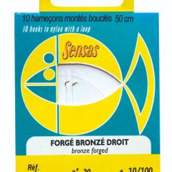 HameÇons montes forge bronze droit Sensas 14 / D 0.16mm