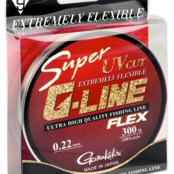 Nylon Super G-line Flex 300m Gamakatsu 0.24mm / 5.23kg