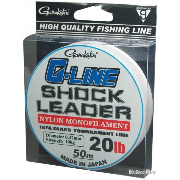 G-line Shock Leader 50m Gamakatsu 0.37mm /10kg