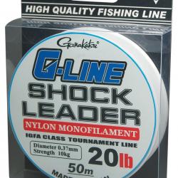 G-line Shock Leader 50m Gamakatsu 0.57mm / 20kg