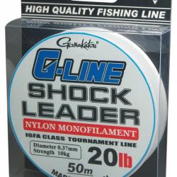 G-line Shock Leader 50m Gamakatsu 0.62mm / 25kg