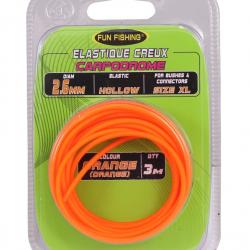Élastique creux Orange 3m Fun fishing 2,80
