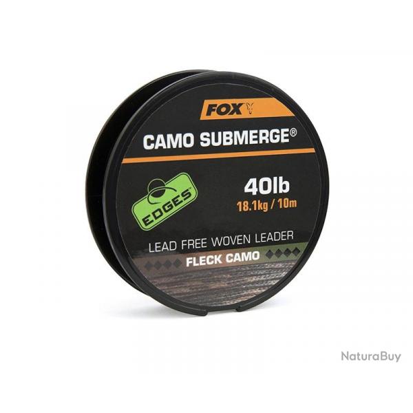 Tresse Fox Submerge Camo Leader 40lb 10m