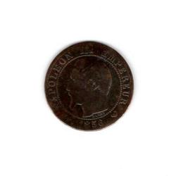 PIECE DE MONNAIE FRANCE  CINQ CENTIMES NAPOLEON III 1856 LILLE