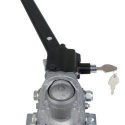 Attache rapide basculante pour boule d'attelage