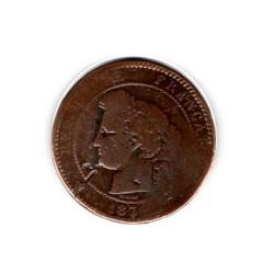 PIECE DE MONNAIE FRANCE  10 CENTIMES CERES 1876 PARIS