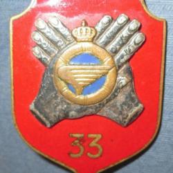 Insigne Armée Belge 33° Logistique