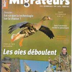 nos chasses de migrateurs n°16 décembre 2012 oies , vanneaux , au pays du gabion , canard