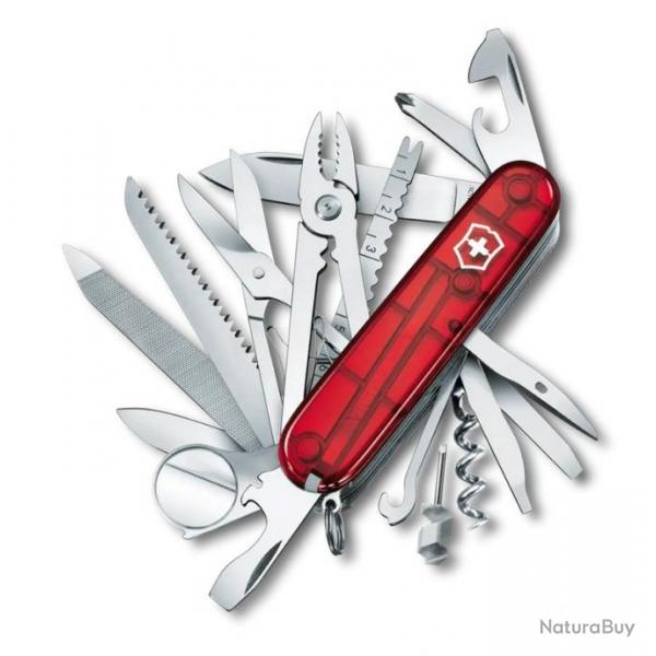 Couteau suisse SwissChamp, Couleur rouge translucide [Victorinox]