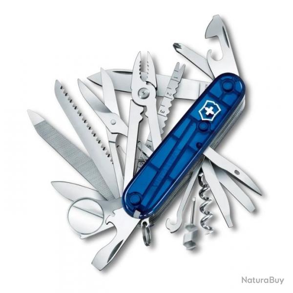 Couteau suisse SwissChamp, Couleur bleu translucide [Victorinox]