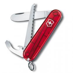 Couteau suisse My First Victorinox, Couleur rouge translucide [Victorinox]