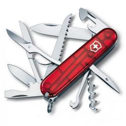 Couteau suisse Huntsman (couteau de MacGyver), Couleur rouge translucide [Victorinox]