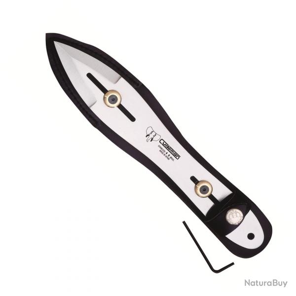 Couteau  lancer rglable, Couleur inox/alu [Cudeman]