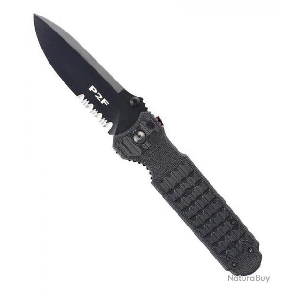 Couteau "Predator II-2F", Couleur noir [Fox Military]
