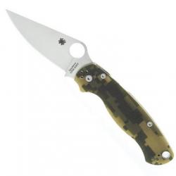 Couteau "Para Military 2", Manche camouflage [Spyderco]