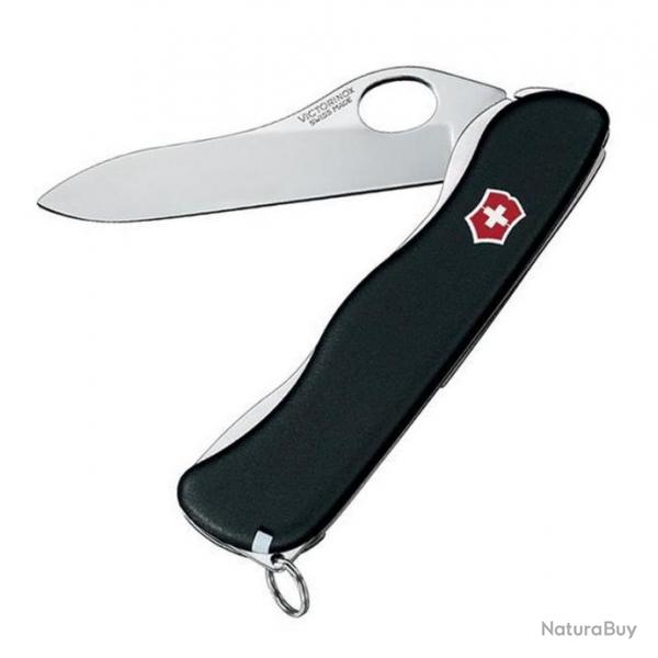 Couteau suisse Sentinel One Hand clip ceinture, Lame pleine [Victorinox]