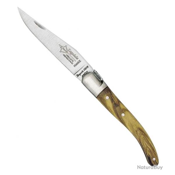 Couteau Laguiole 8 cm, Manche olivier [Arbalte G. David]